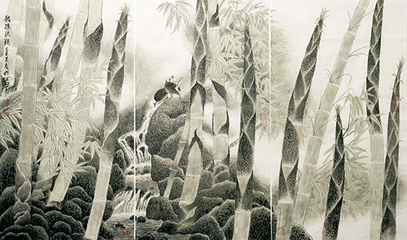 筆墨傳經典，功勛耀中華——中國當代極具創作力的新文藝書畫名家陳明綱